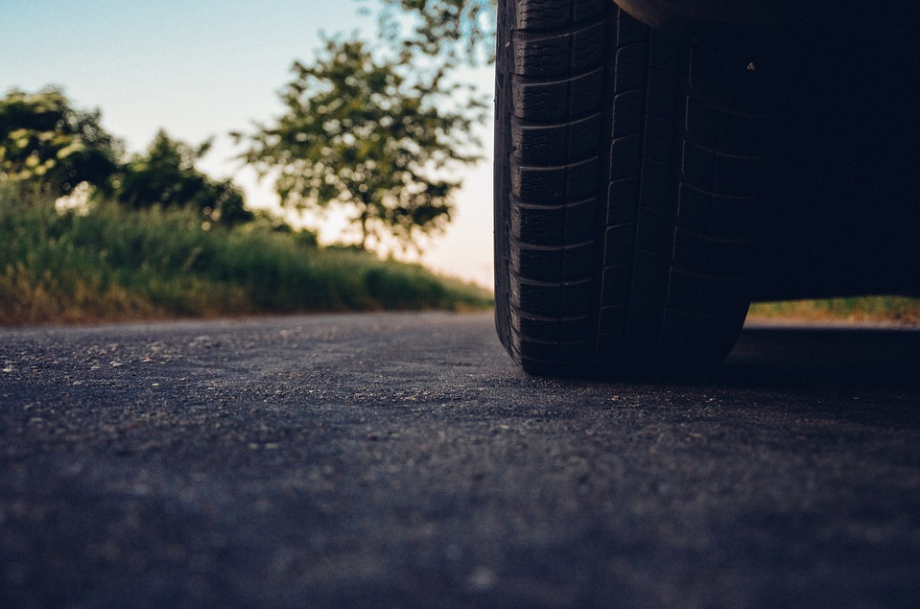 Tires in Asphalt